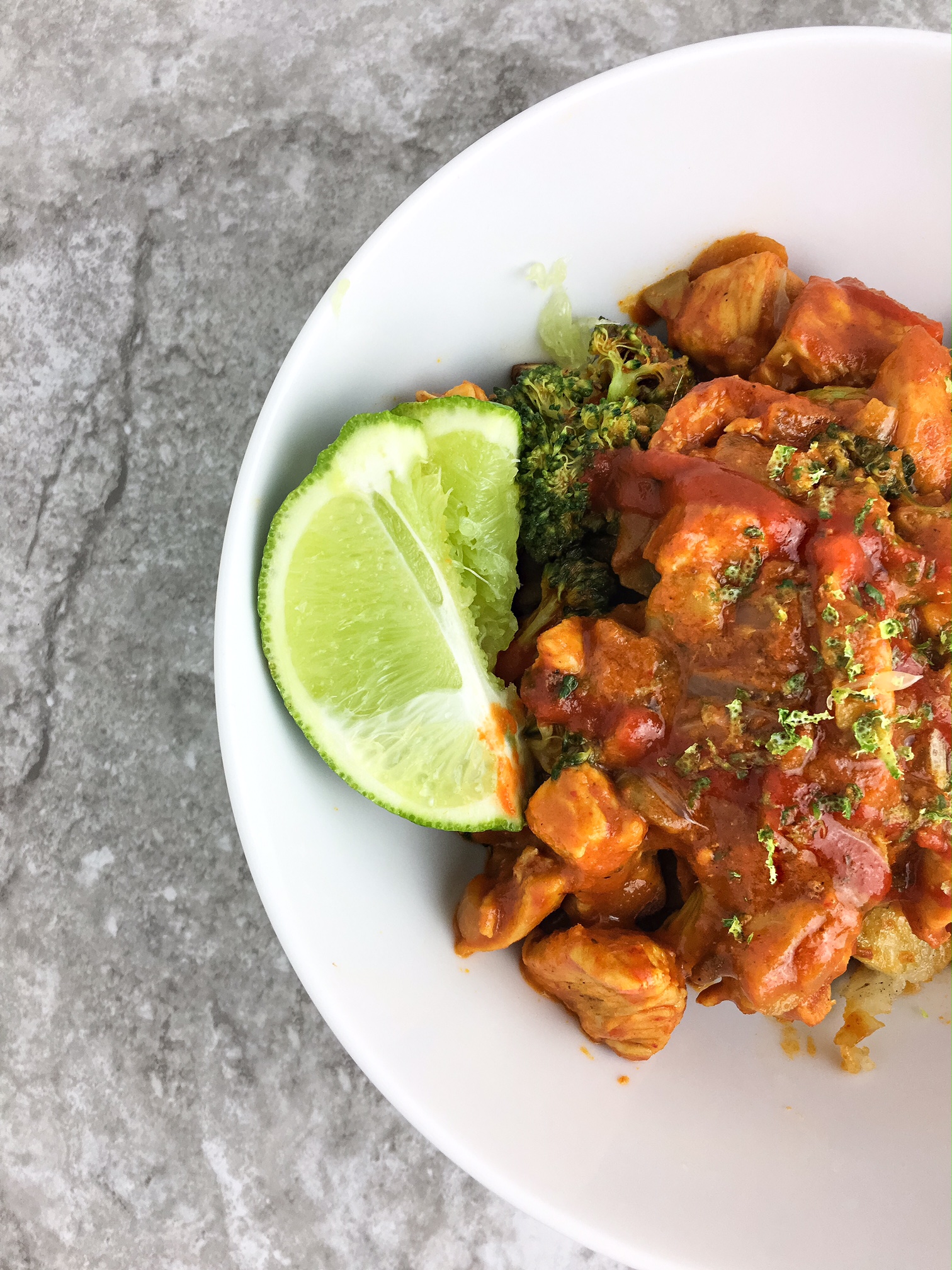 red curry chicken