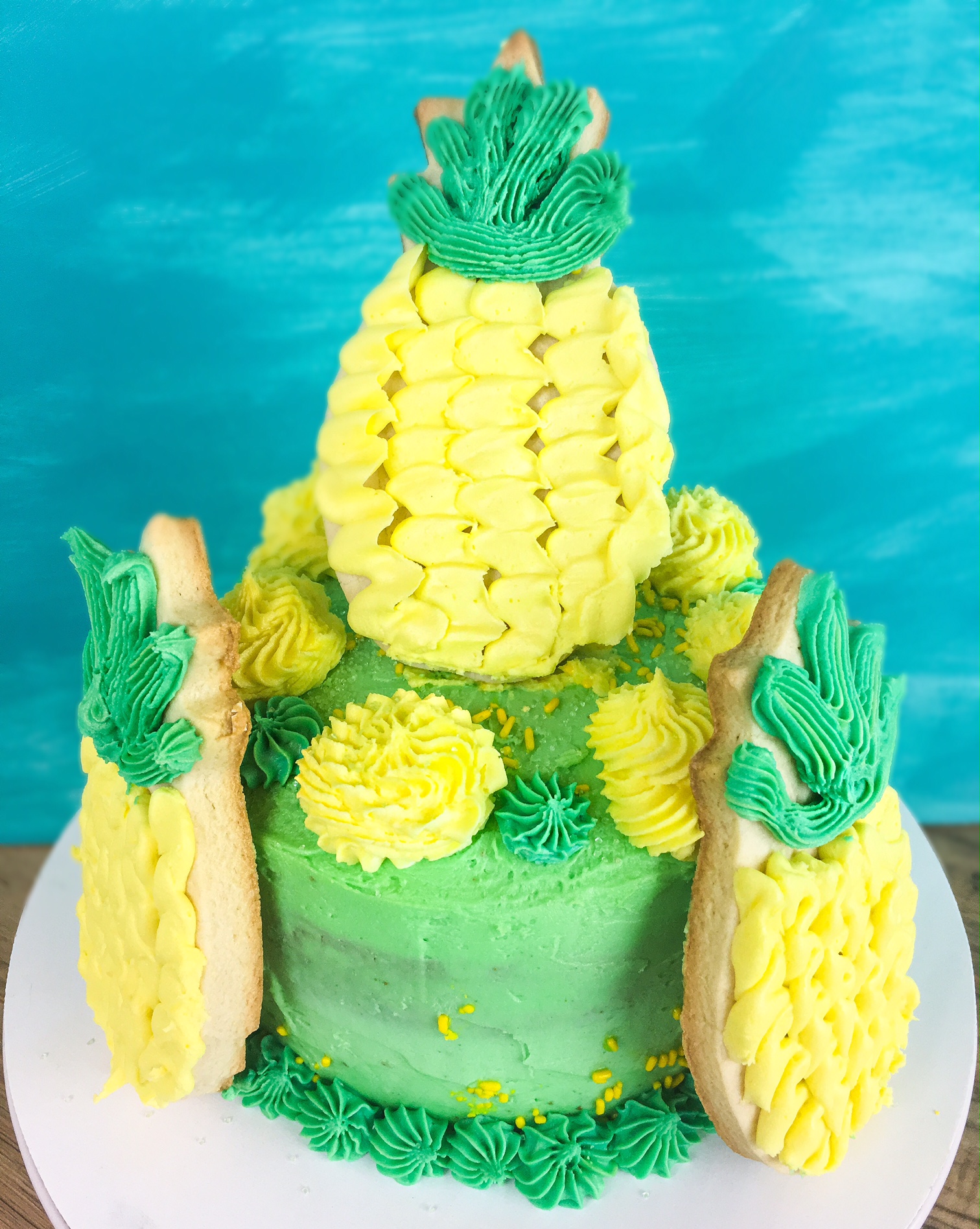 easy caramel pineapple cake