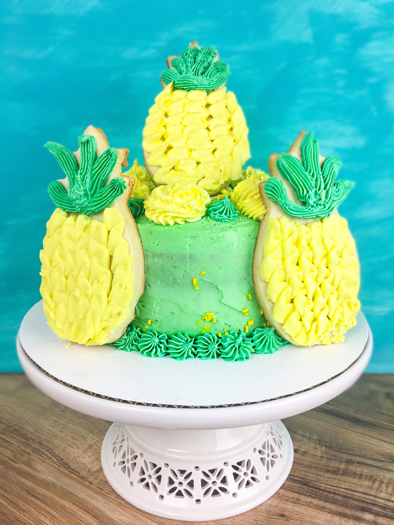 easy caramel pineapple cake