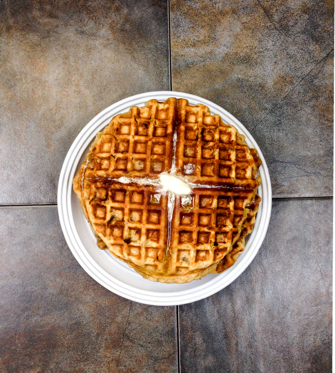 banana bread waffles