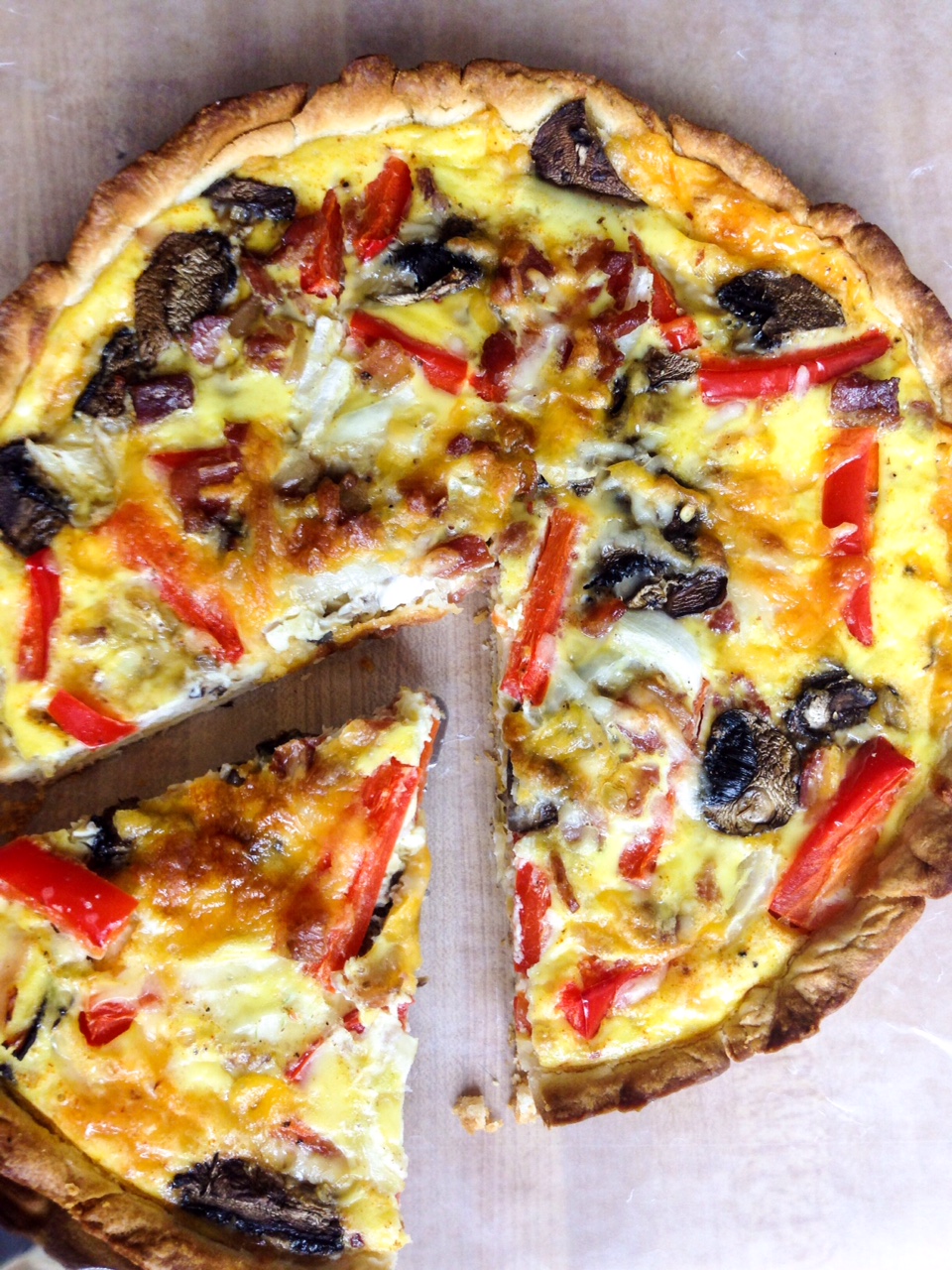 Breakfast quiche