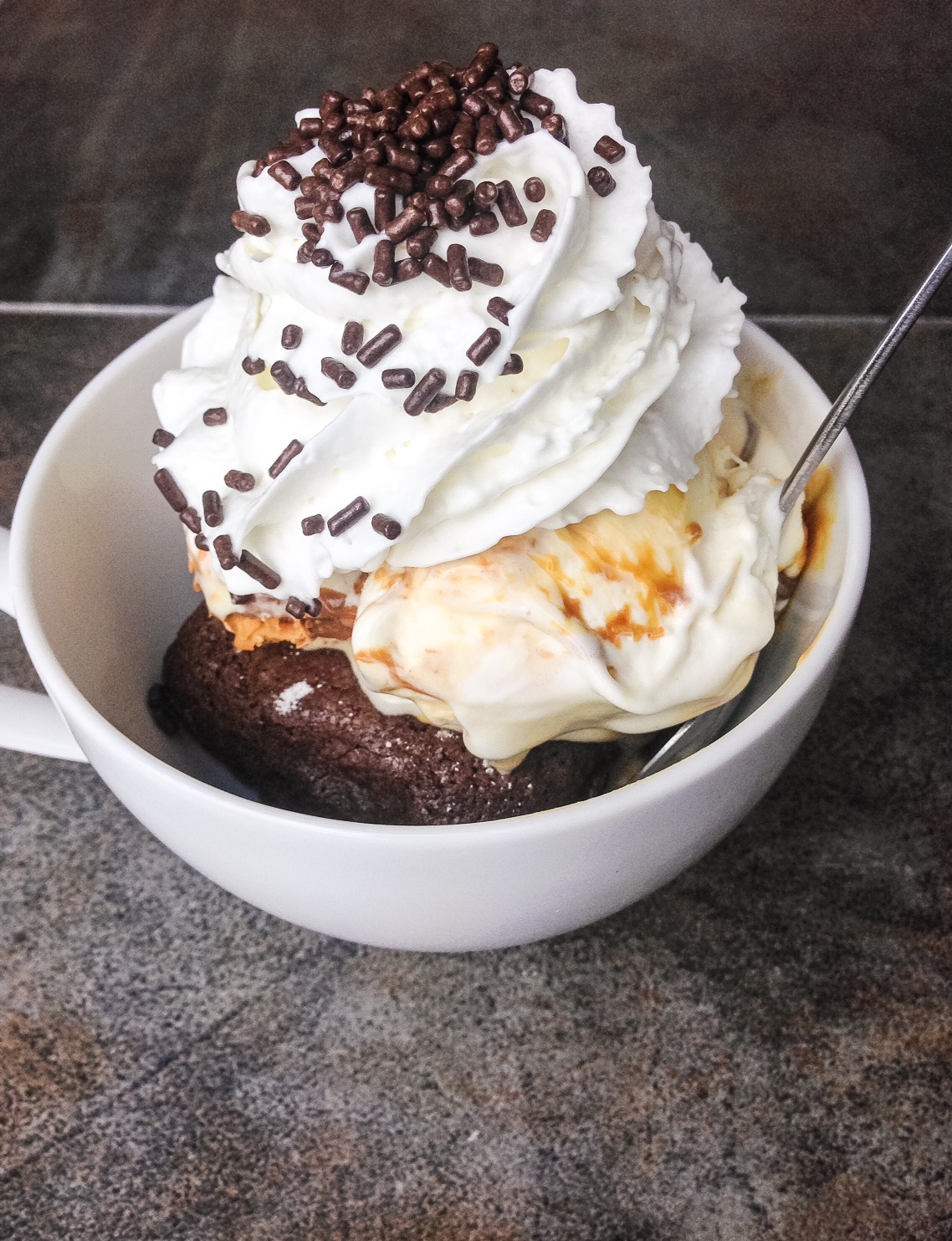 brownie sundae