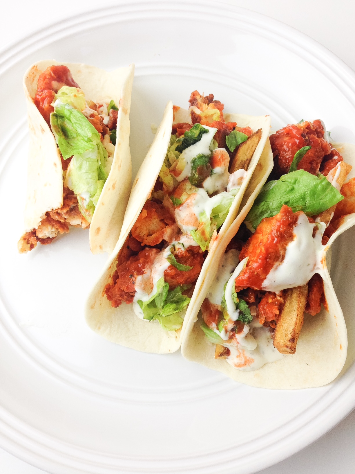 buffalo chicken tacos