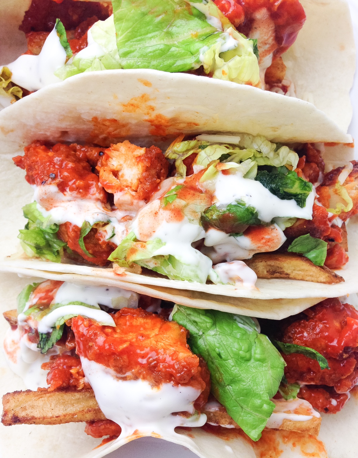 buffalo chicken tacos