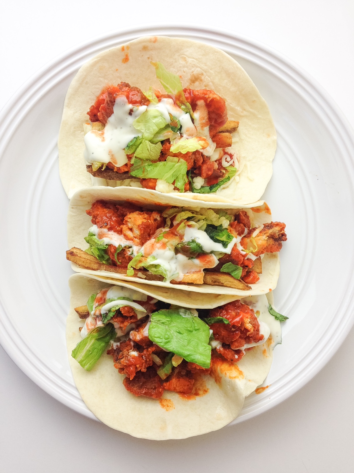 buffalo chicken tacos