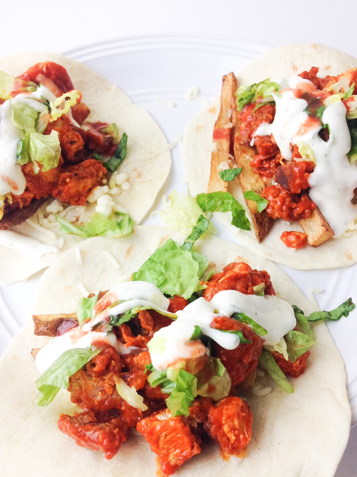 buffalo chicken tacos