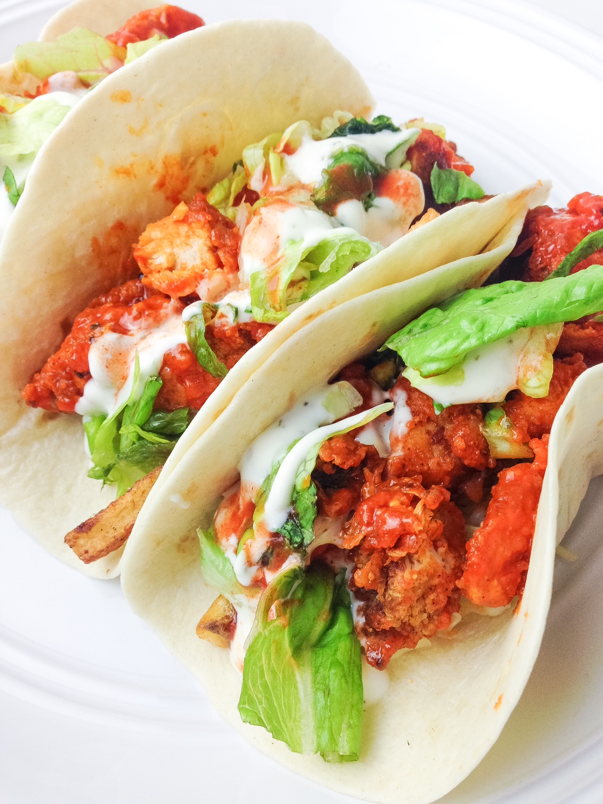 buffalo chicken tacos