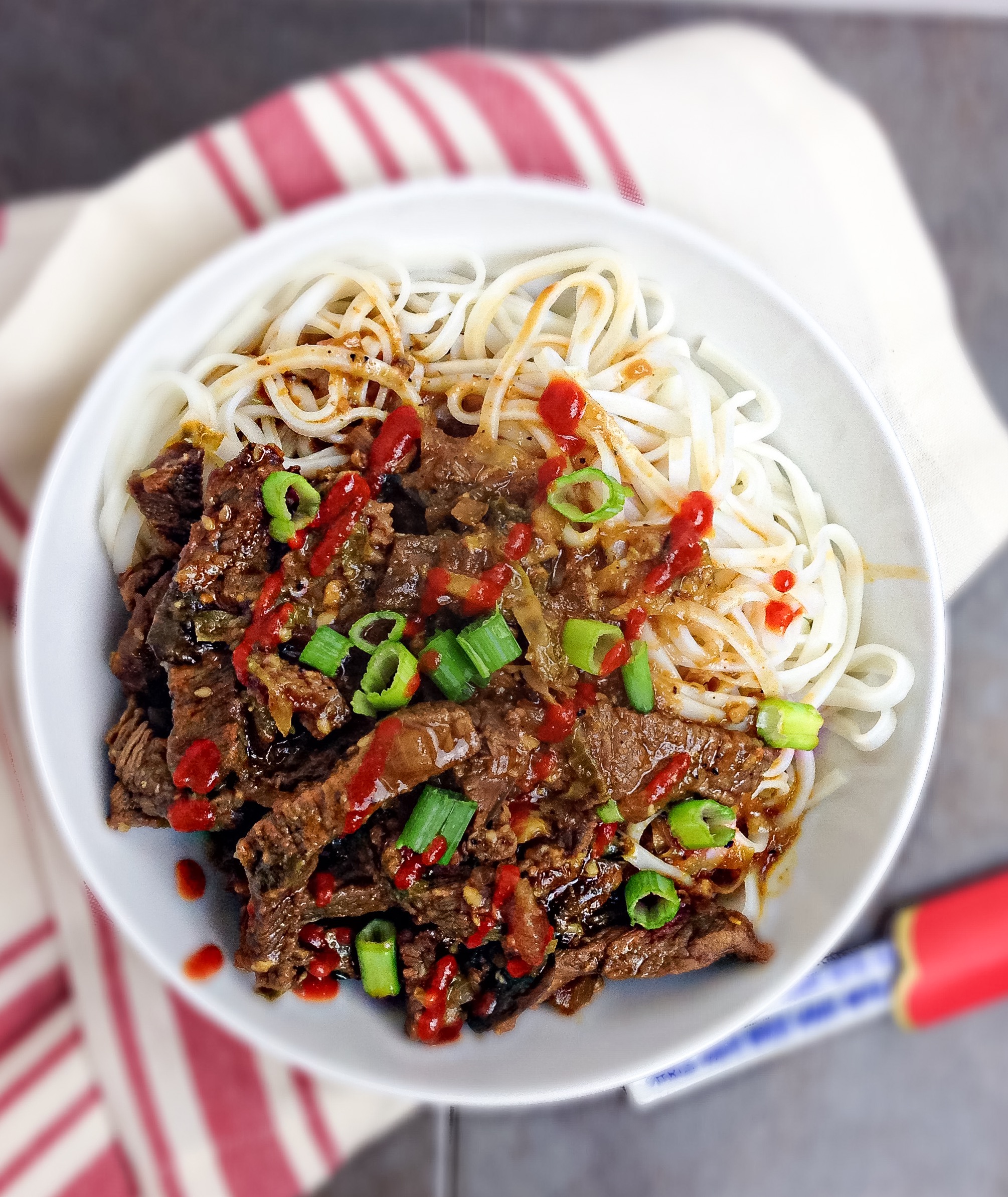 beef noodle bowl