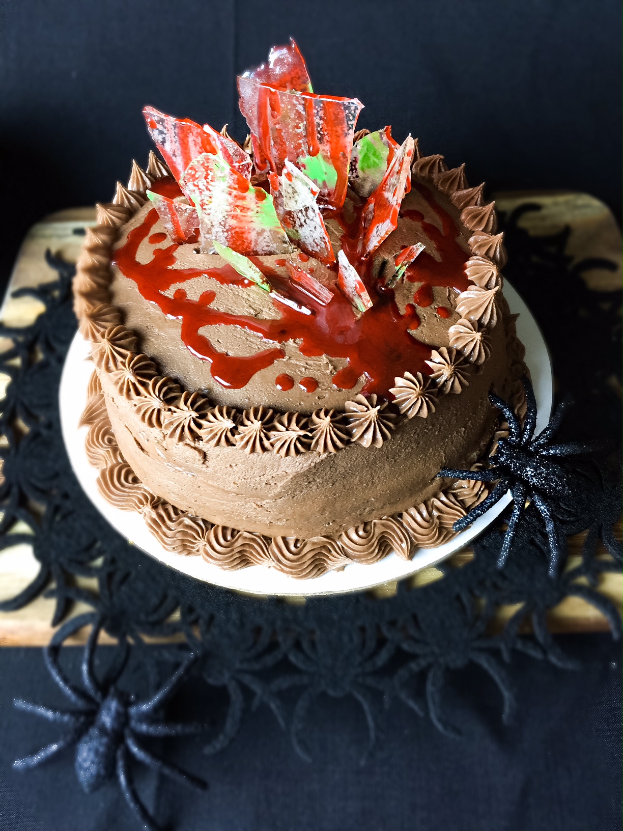 halloween chocolate cake