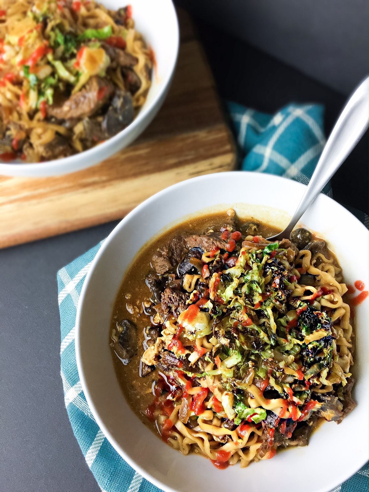 beef ramen bowl