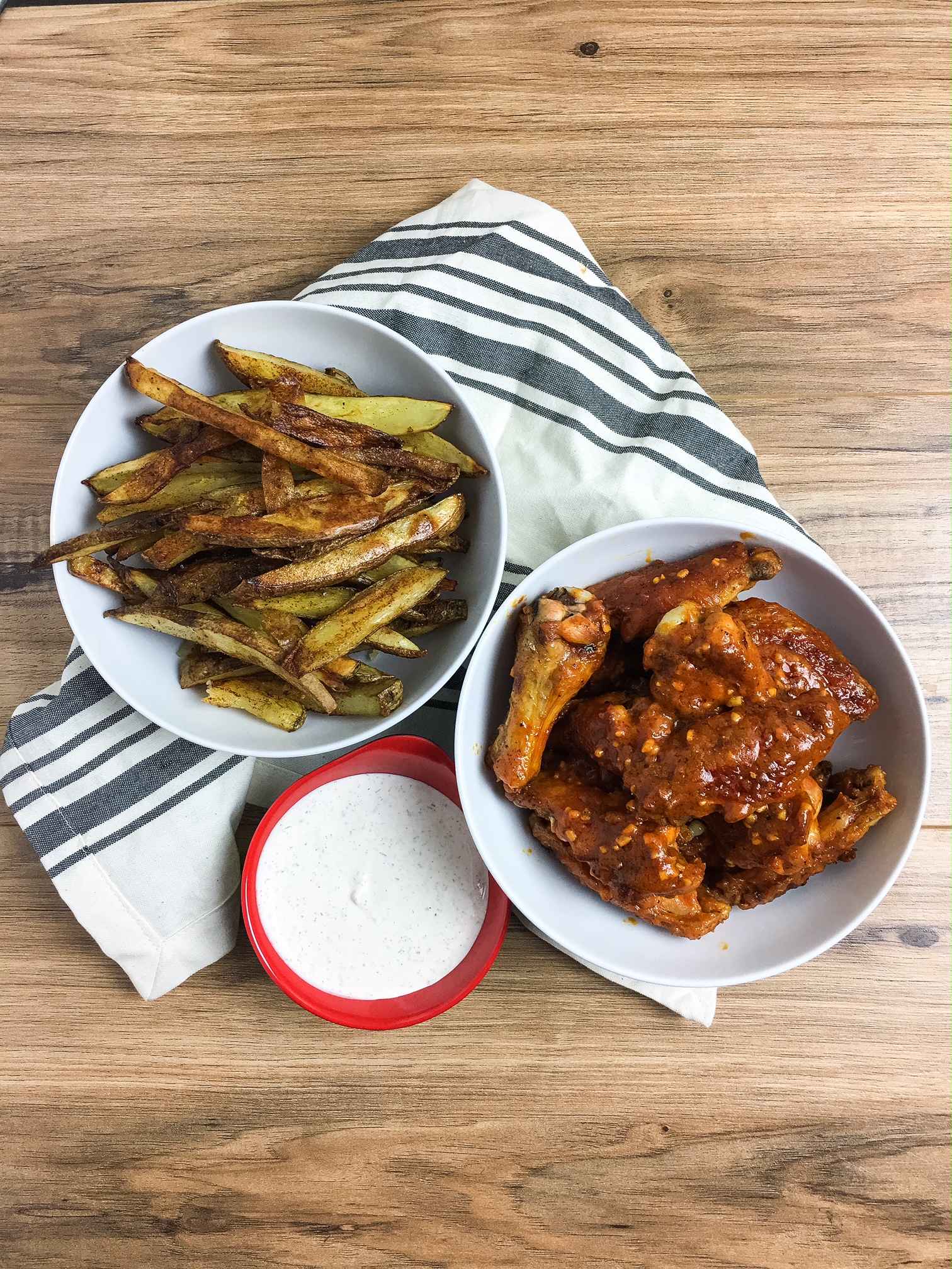 baked chicken wings