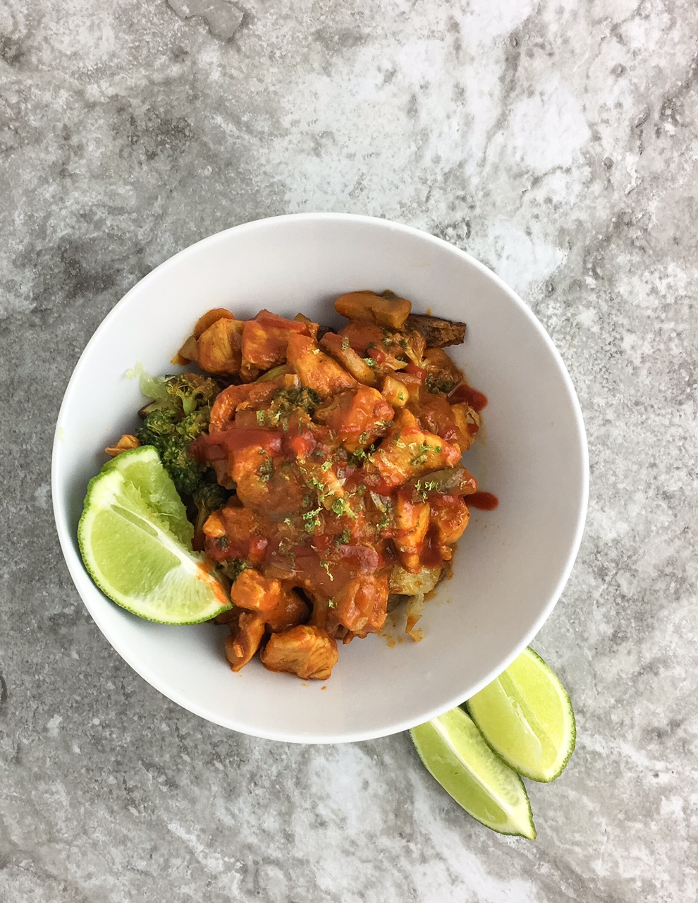 red curry chicken