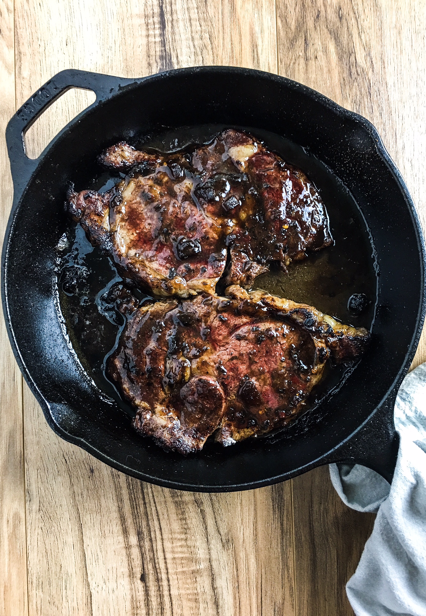 perfectly seared steak