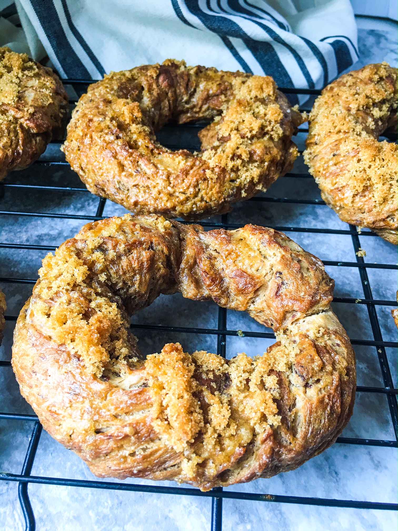 brown sugar raisin bagels