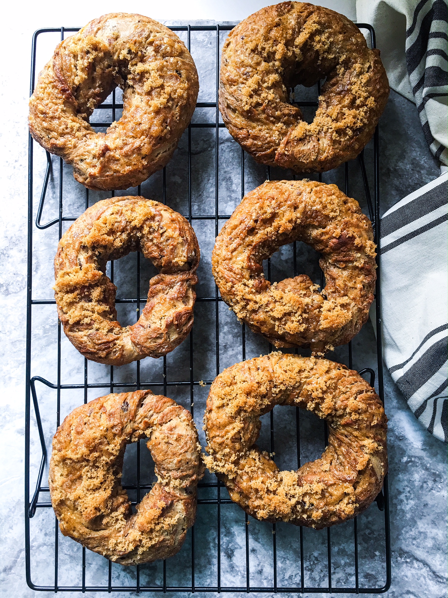 brown sugar raisin bagels