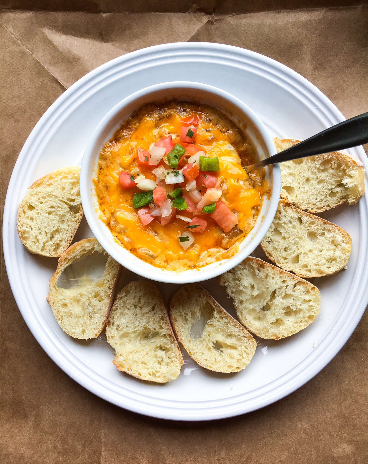 grilled corn and cheese dip