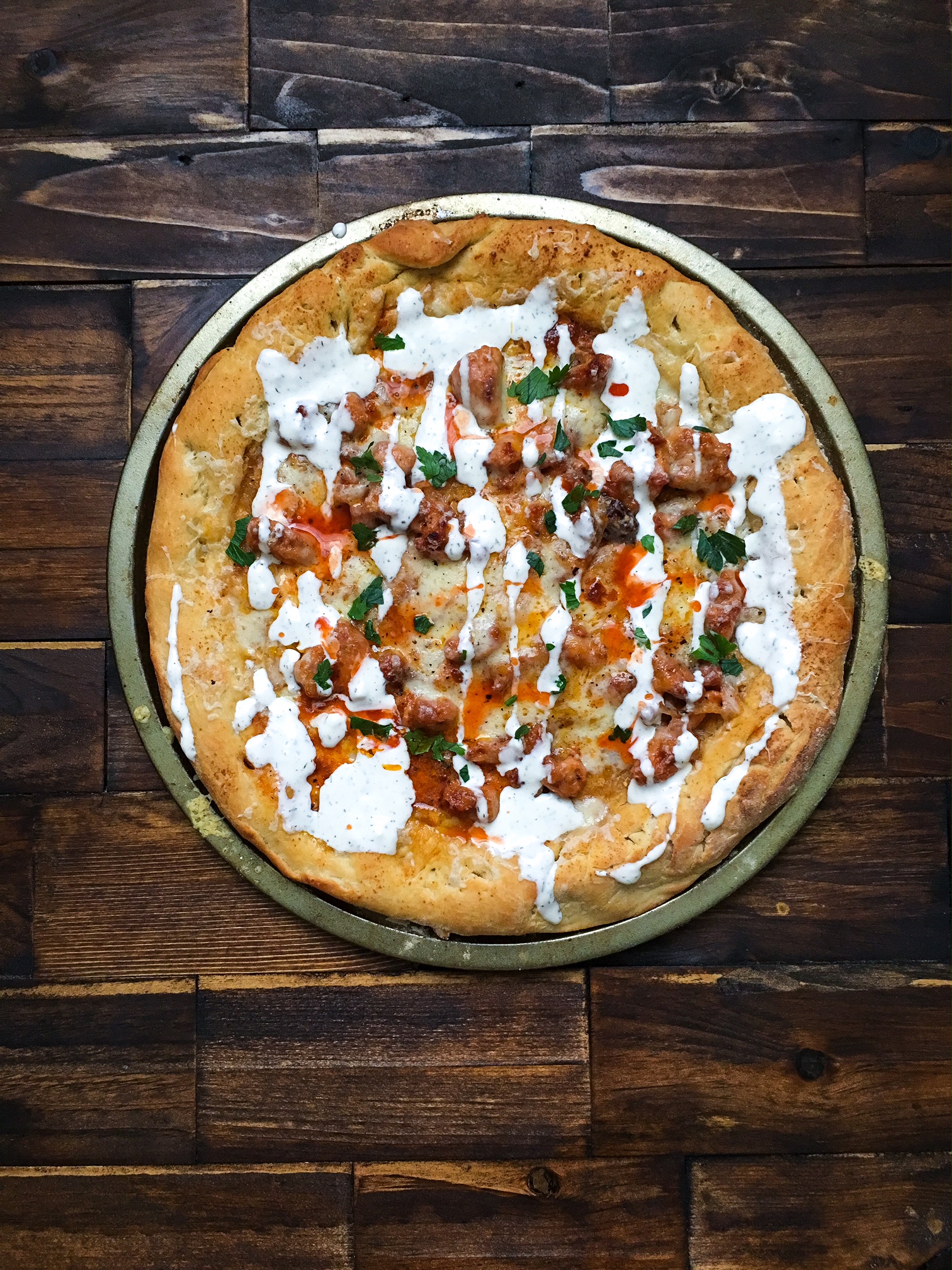 buffalo chicken pizza