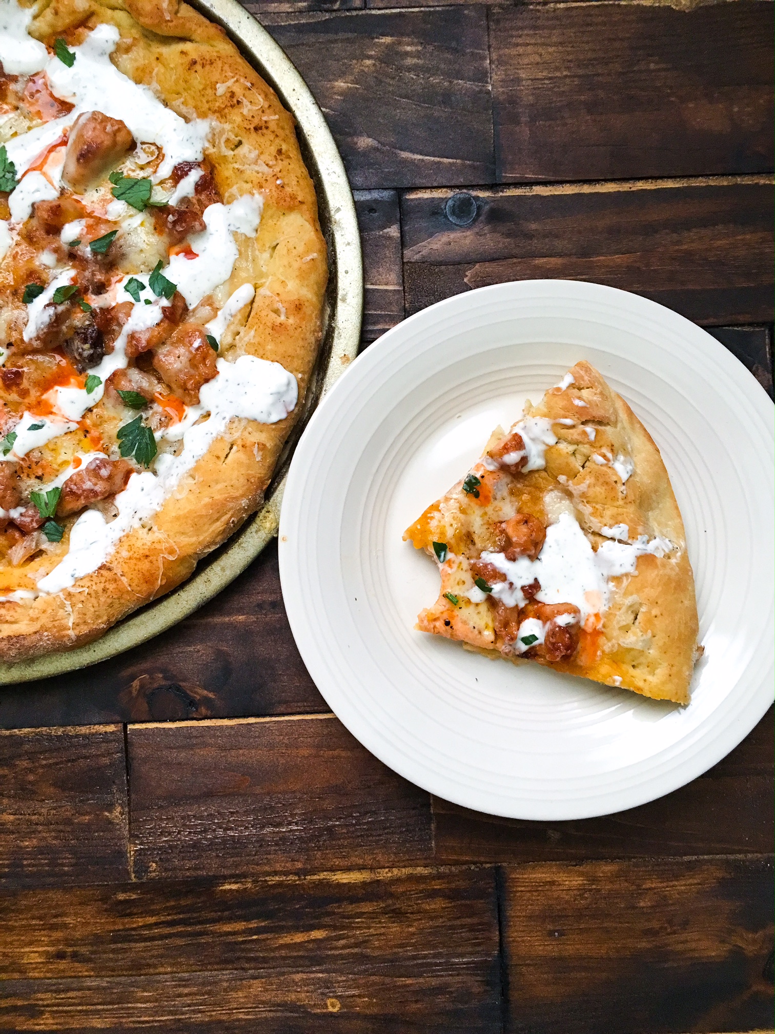 buffalo chicken pizza