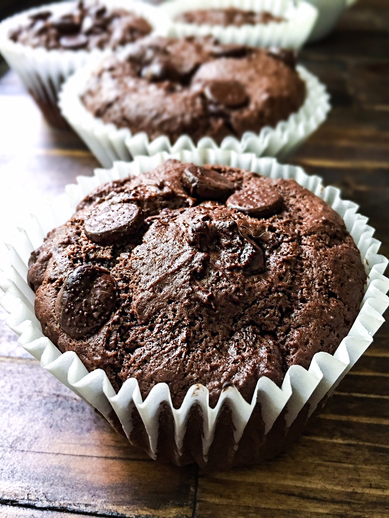 Double Chocolate Chip Muffins