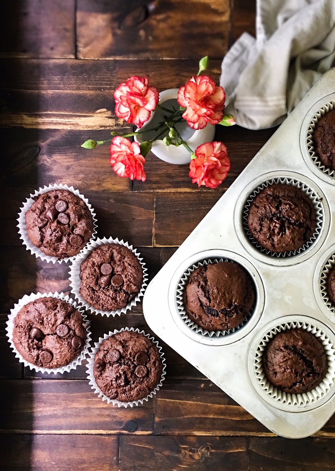 Double Chocolate Chip Muffins