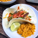 chicken and chili tacos