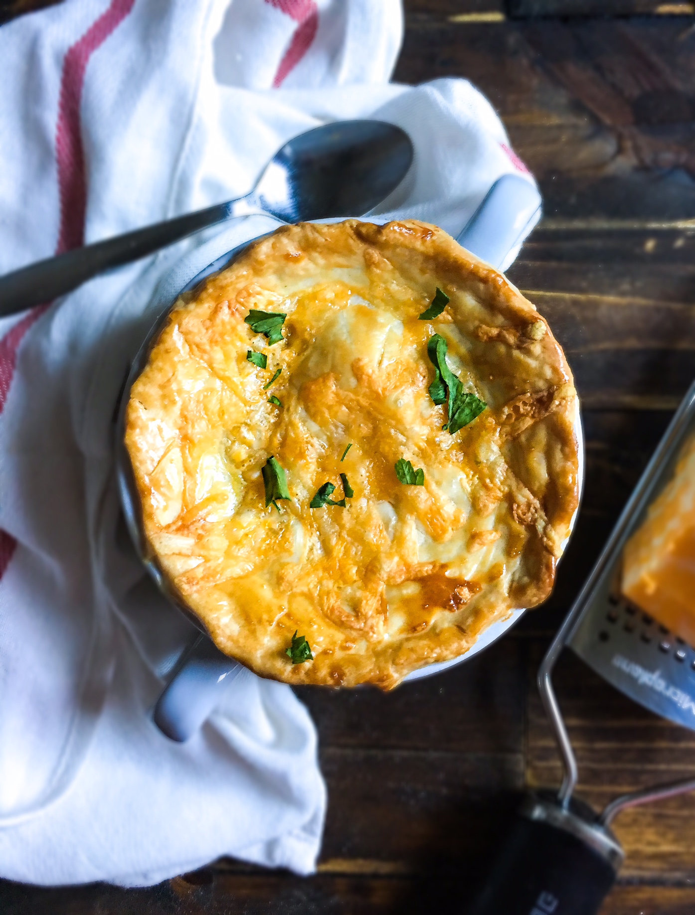 Creamy Chicken Pot Pies - Kellie Rice Cakes