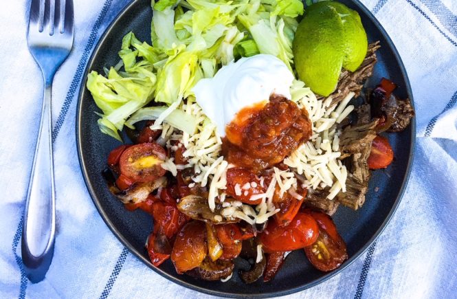 chicken thigh fajitas